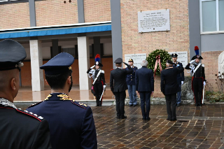 Ancona - L’omaggio del questore in memoria dei carabinieri deceduti a Castel D’Azzano